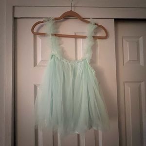 Anthropologie Tulle Tank